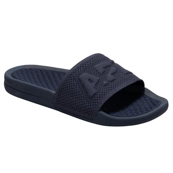 Athletic Propulsion Labs Big Logo Techloom Slide (Navy) Women's Slide Shoe Sz 8M - Picture 1 of 12